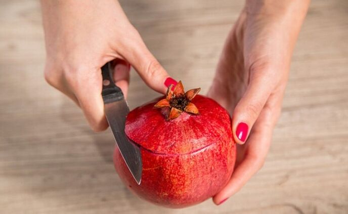 Pomegranate is used to remove parasites from the body