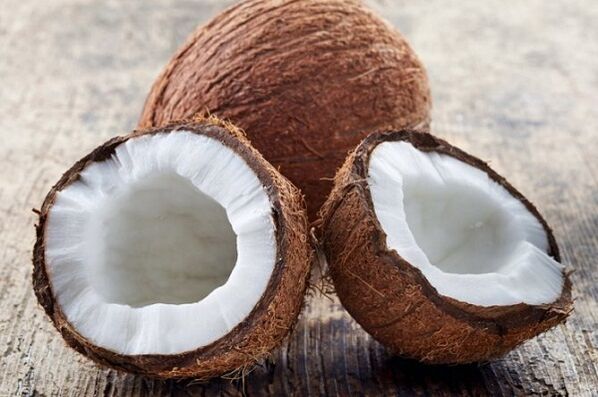Coconut for helminthiasis