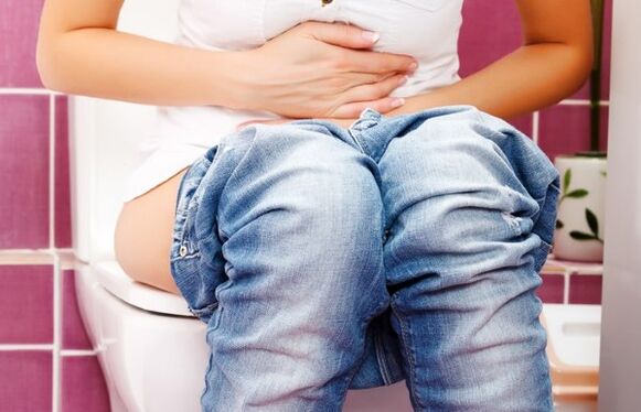 Diarrhea in women is a sign of parasites