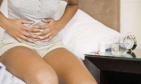 Abdominal pain may be the cause of internal parasites