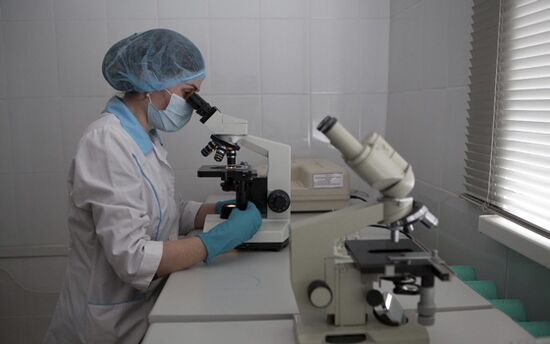 Microscopic helminthoscope can detect parasites in feces