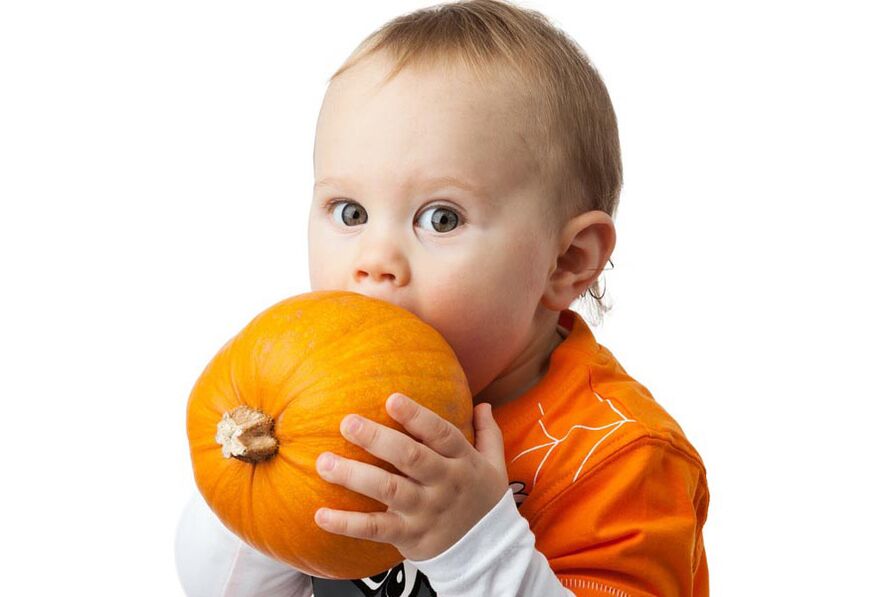 Pumpkin seeds can be used to treat worms in children with correctly calculated doses
