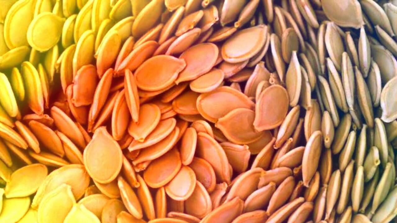 Pumpkin seeds can safely remove worms from the body