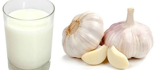 Garlic and milk help get rid of worms in your home
